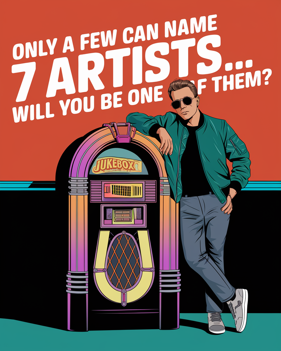 Banner for Only a few can name 7 artists!