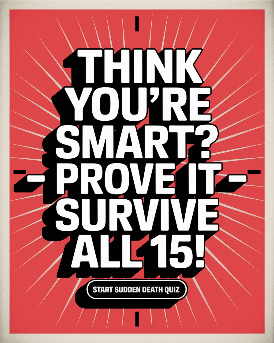 Banner for Start Sudden Death Quiz