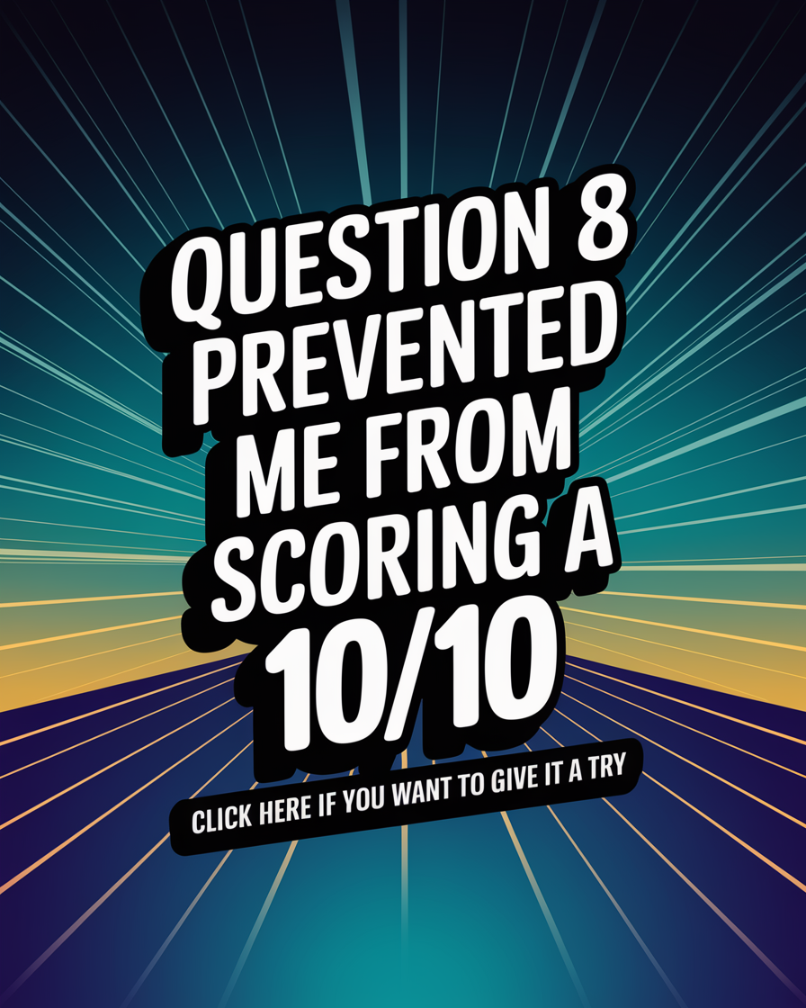 Banner for Unsurpassed Intelligence Quiz