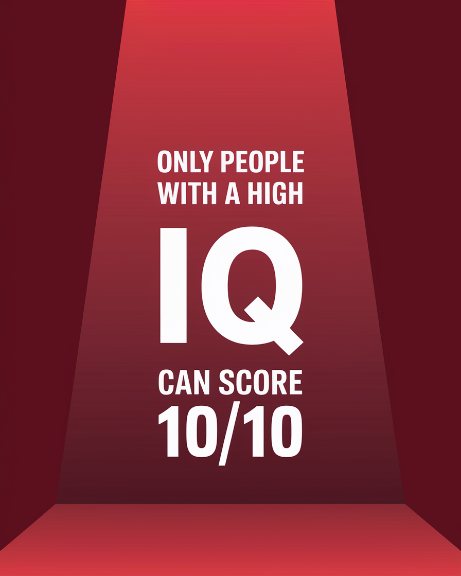 Banner for Is your IQ high enough?