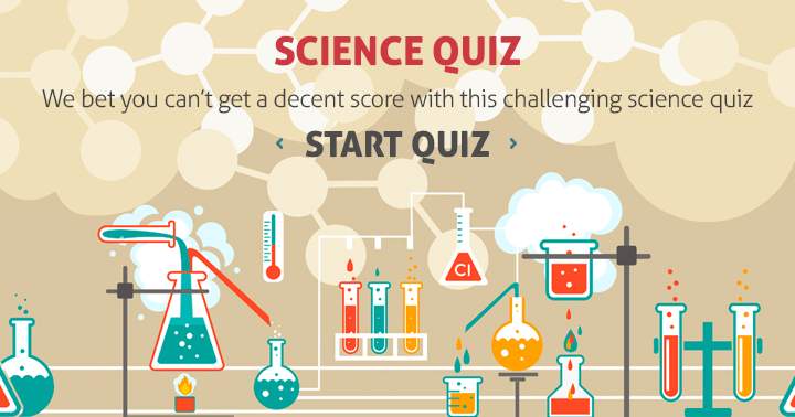 Banner for Challenging science quiz. Can you beat it?