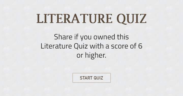 Banner for Share if you owned this quiz with a 6 or higher.