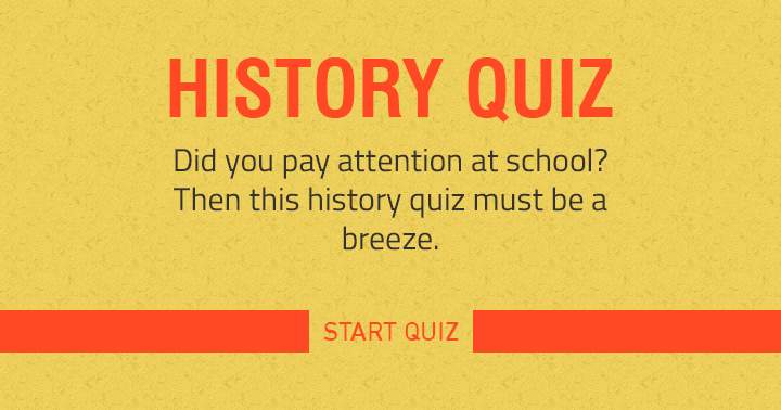 Banner for This quiz must be a breeze for the ones who paid attention at school.