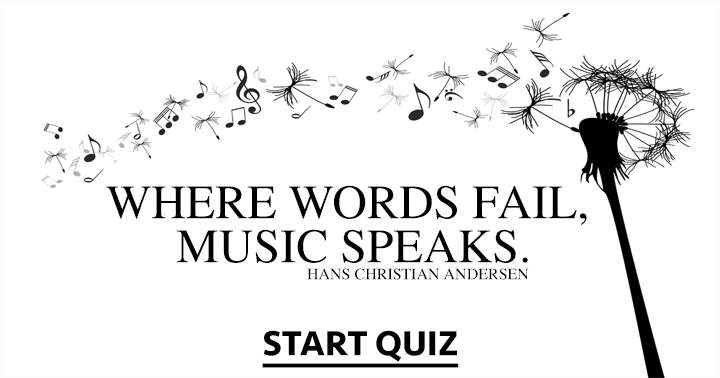 Banner for If you love music, you love this quiz! 