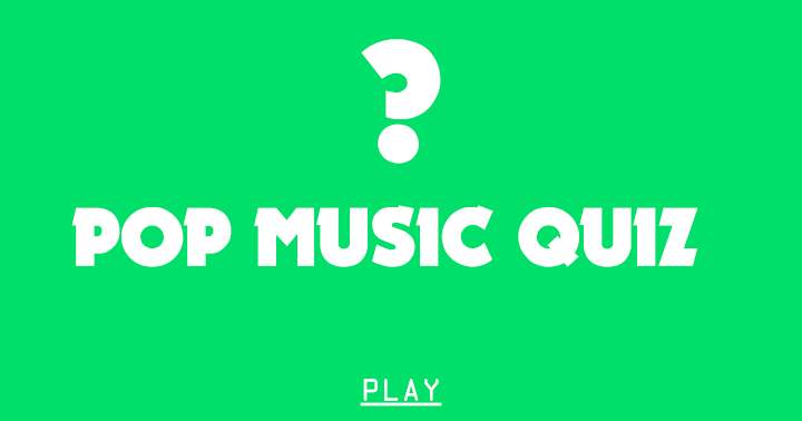 Banner for Pop Music Quiz