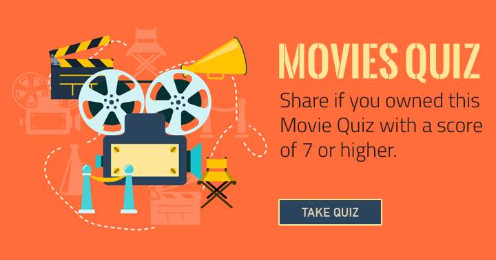 Banner for Can you own this Movies quiz?