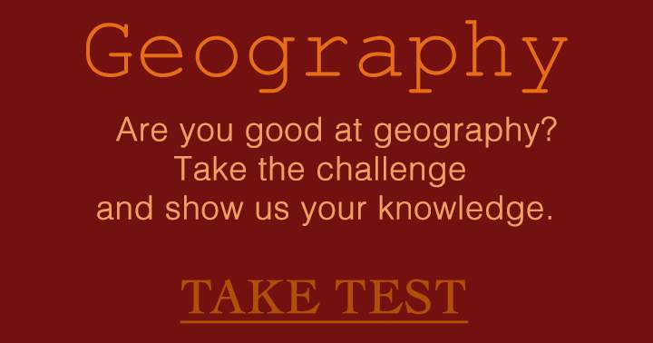 Banner for Are you good at Geography?