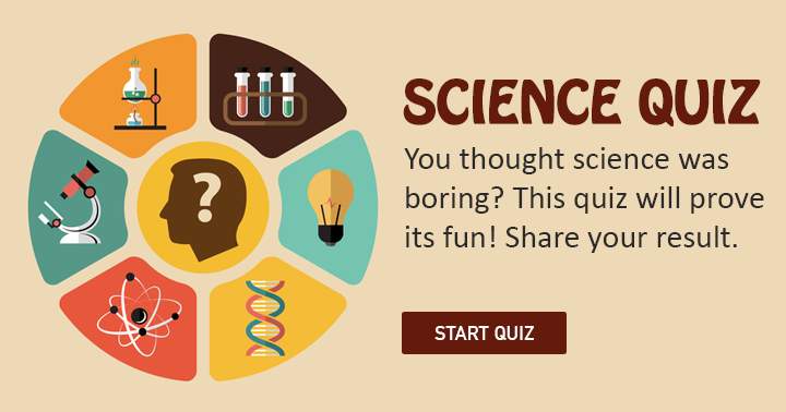 Banner for Share the results of this Science quiz with your Facebook friends!