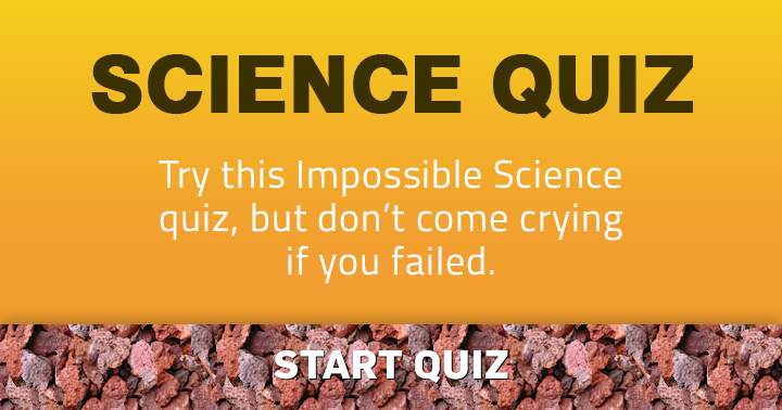 Banner for Try not to cry when you do this impossible Science quiz!