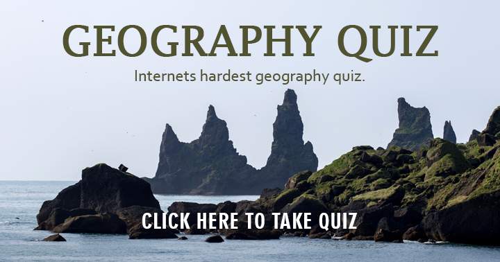 Banner for Internets Hardest Geography Quiz!