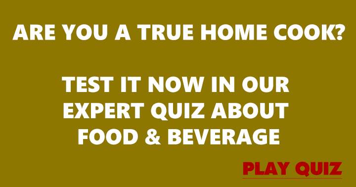 Banner for Food & Beverage Quiz