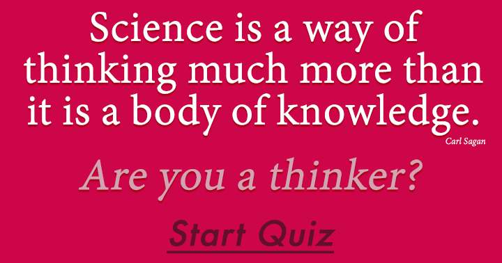 Banner for Science is a way of thinking