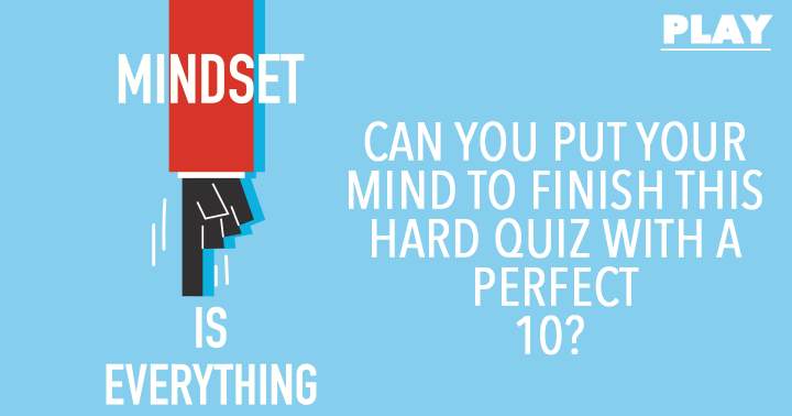 Banner for It's all about the mindset!