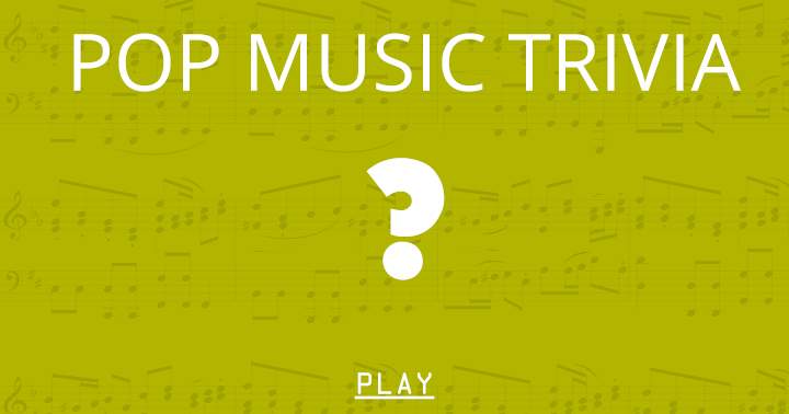 Banner for Pop Music Trivia