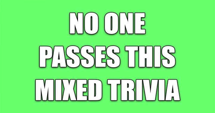 Banner for Mixed Trivia Quiz