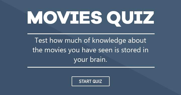 Banner for Did you store a lot of knowledge about movies in your brain? Then share this quiz!