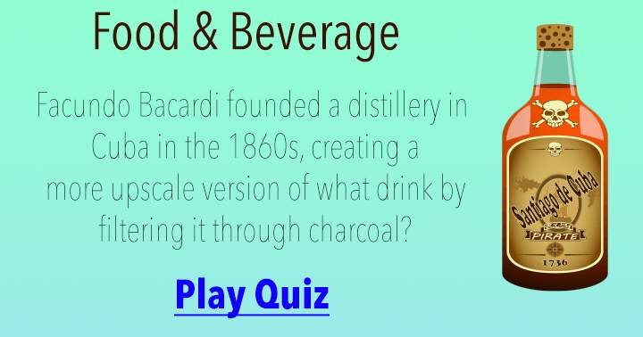 Banner for Food & Beverage Quiz