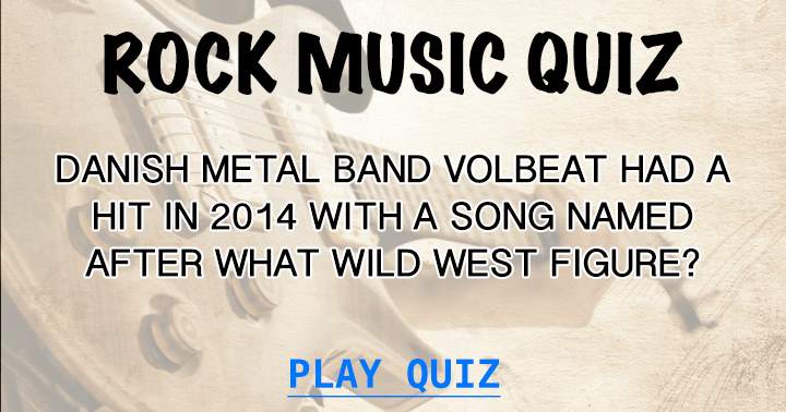 Banner for Rock Music Quiz