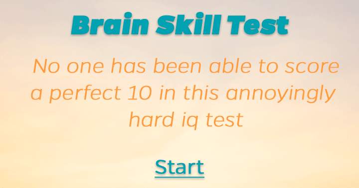 Banner for Brain Skill Test