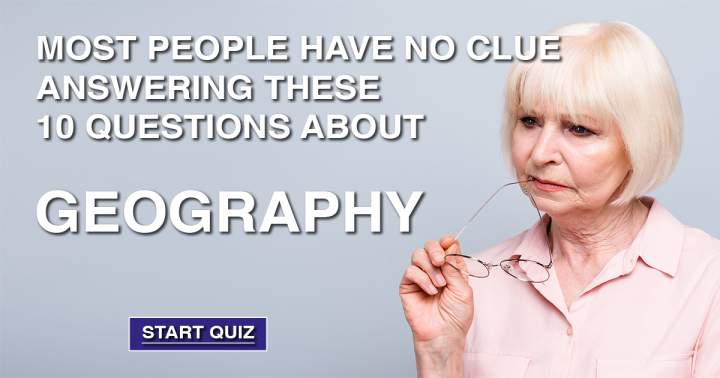 Banner for Challenging geography quiz.