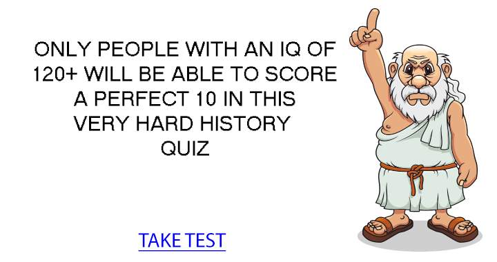 Banner for The history quiz that 90% of people find impossible.