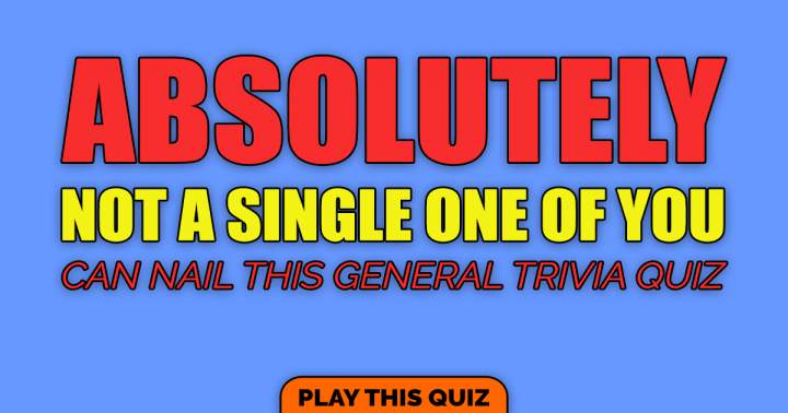 Banner for Quiz of General Trivia