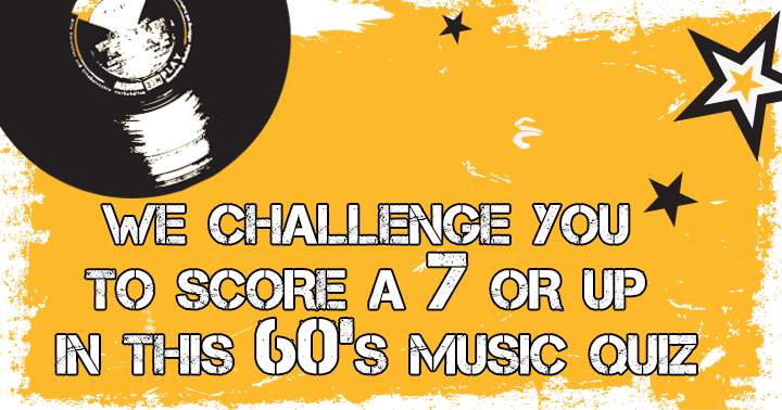 Banner for Quiz on music from the 1960s.