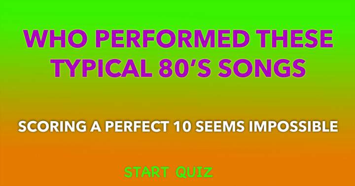 Banner for Could you inform me about the artist responsible for these iconic 80s songs?