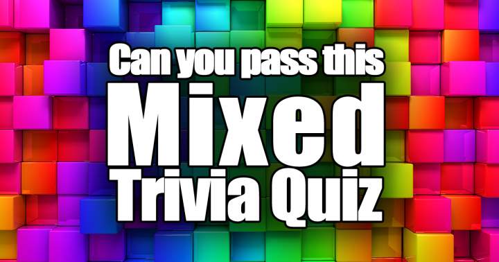 Banner for Mixed Trivia Quiz