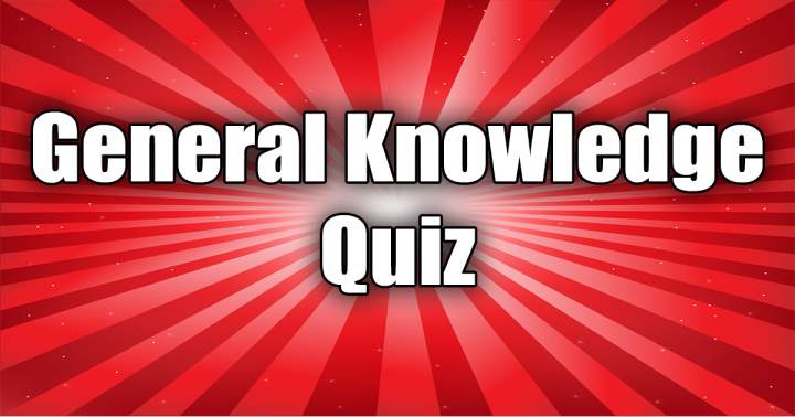 Banner for General knowledge quiz.