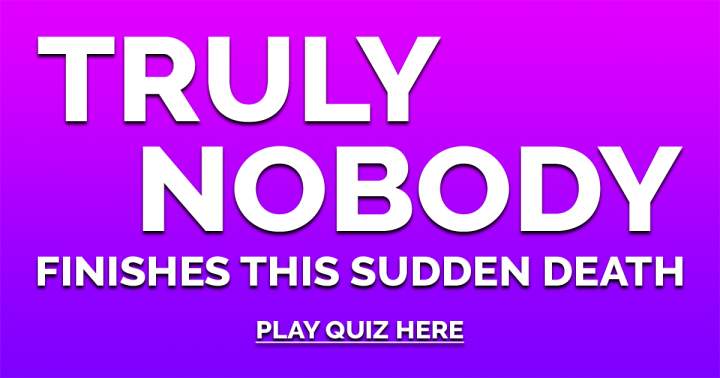 Banner for Sudden Death Quiz on General Knowledge.