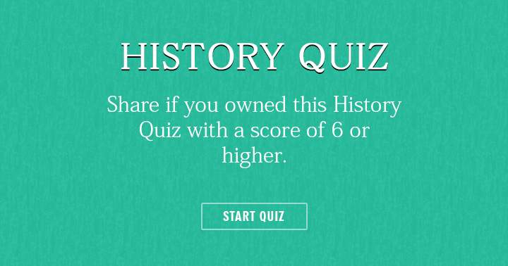 Banner for Can you handle this impossible History Quiz?