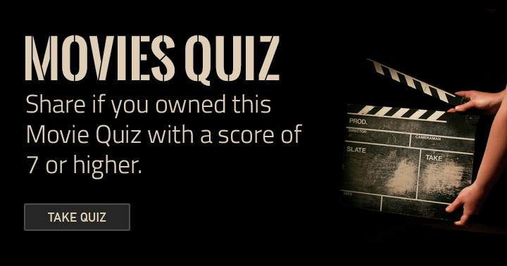 Banner for Did you participate in this Movie quiz?