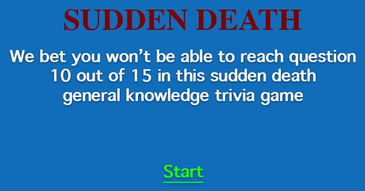 Banner for Quiz about unforeseen demise.