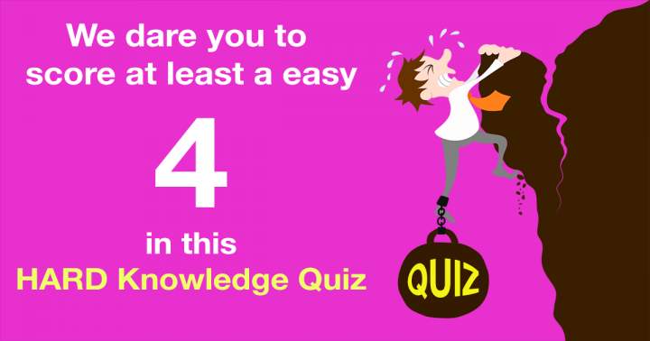 Banner for Challenging Knowledge Quiz