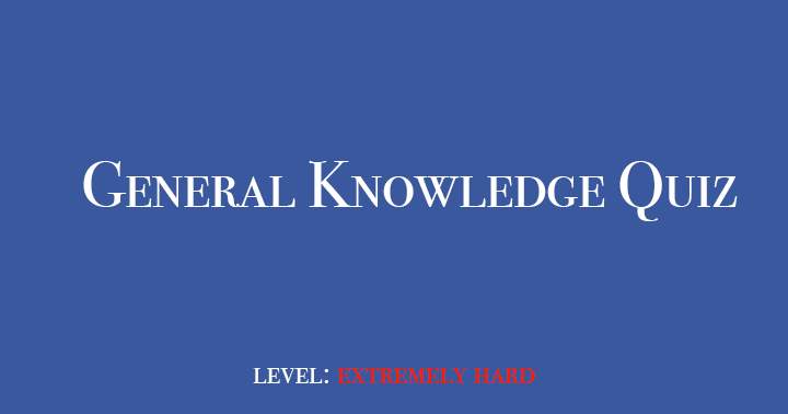 Banner for 'Incomprehensible general knowledge quiz.'