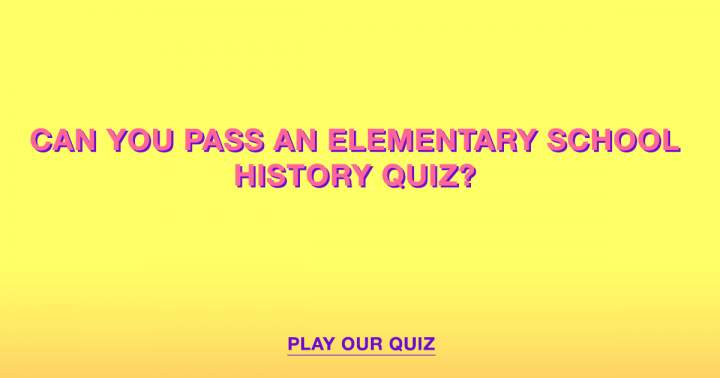 Banner for 'Quiz on the History of Elementary Schools'