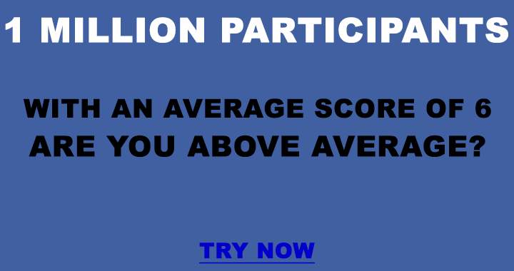 Banner for Are you above average?