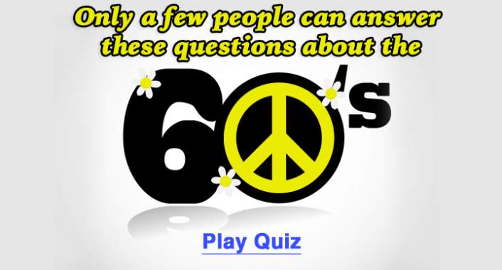 Banner for ''Trivia Quiz from the 1960s''