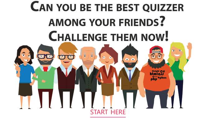 Banner for This quiz allows you to challenge your friends.