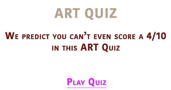 Banner for Quiz on Art