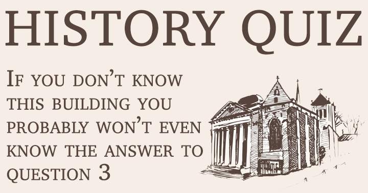 Banner for Quiz on historical events.