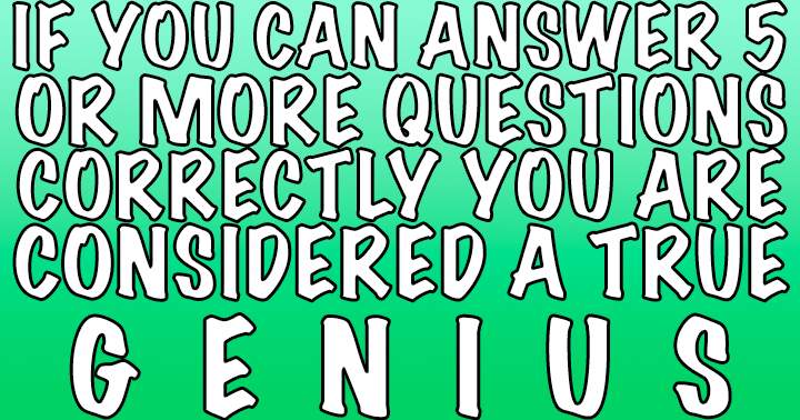 Banner for Can you envision yourself as a genuine genius?