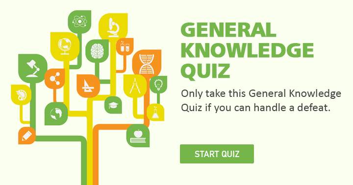 Banner for Only attempt this General Knowledge quiz if you're ready to face a potential loss!