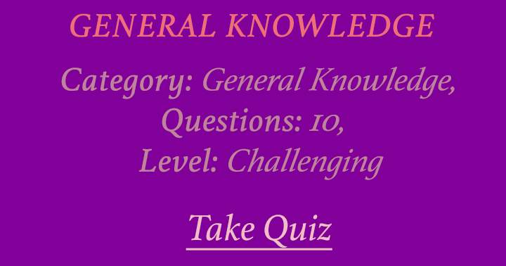 Banner for General Knowledge