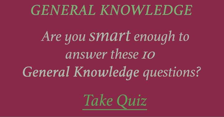 Banner for General Knowledge