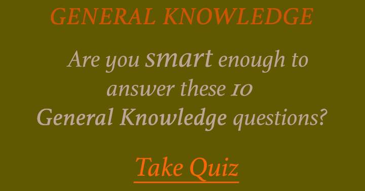 Banner for General Knowledge Quiz