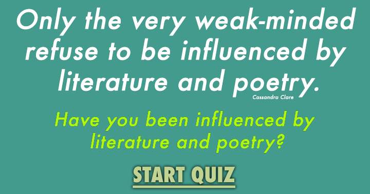 Banner for A Quiz on Literature.