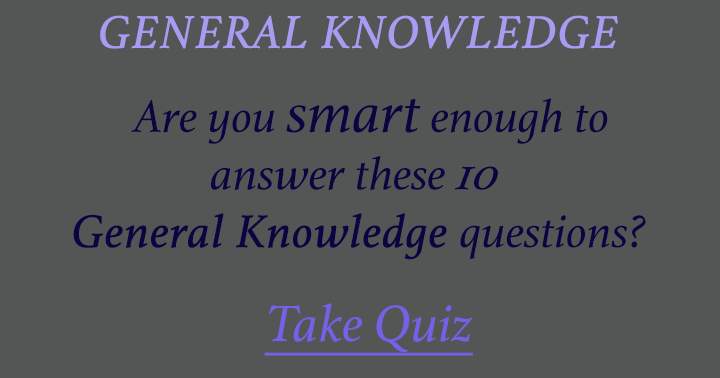 Banner for General Knowledge