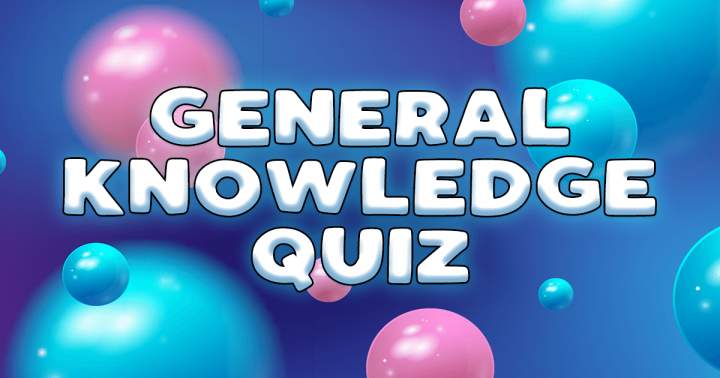 Banner for General Knowledge Quiz.